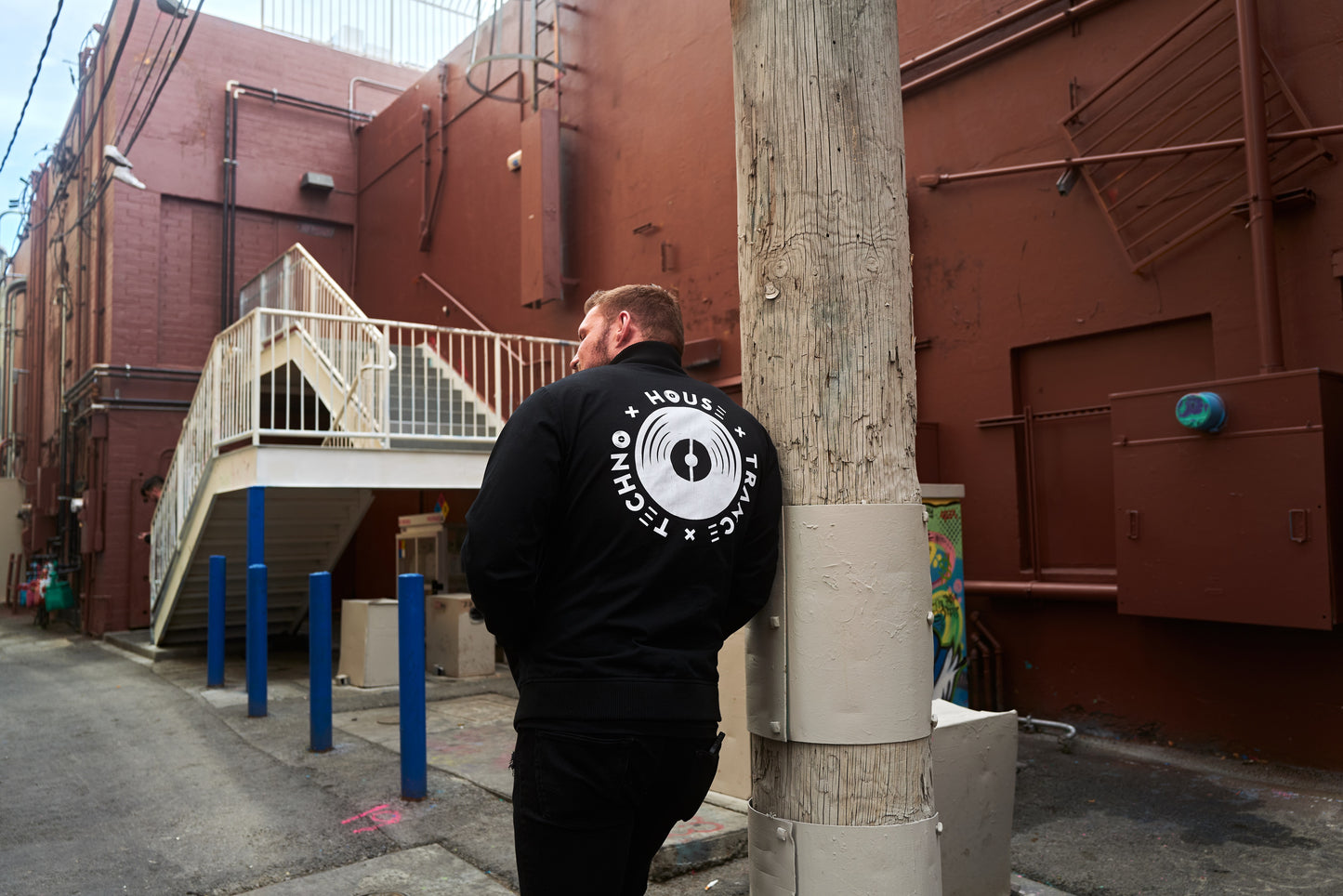 House x Techno x Trance Emblem Bomber Jacket ♂️/♀️