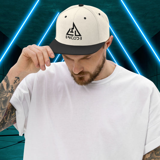Encode Emblem Snapback Hat: Daybreak Edition