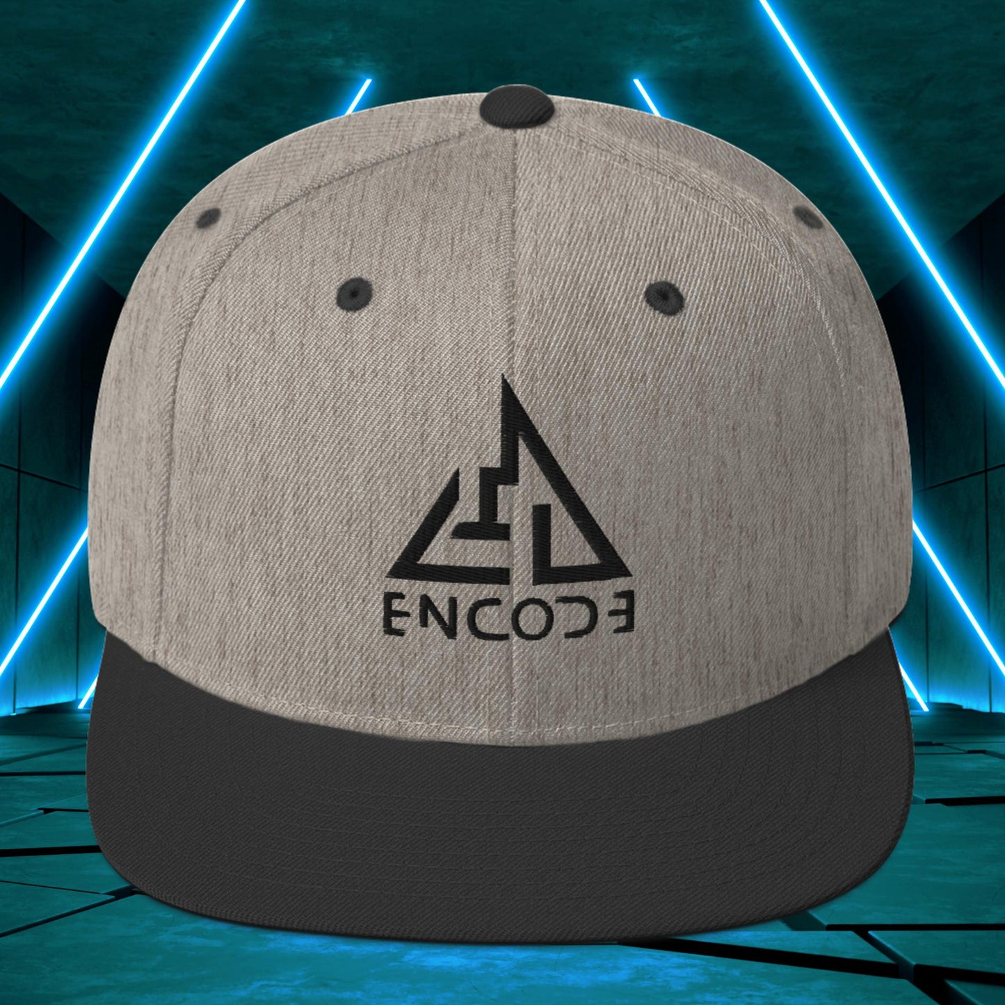 Encode Emblem Snapback Hat: Daybreak Edition