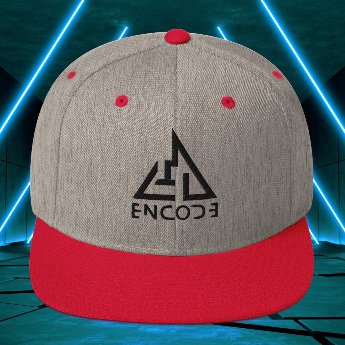Encode Emblem Snapback Hat: Daybreak Edition