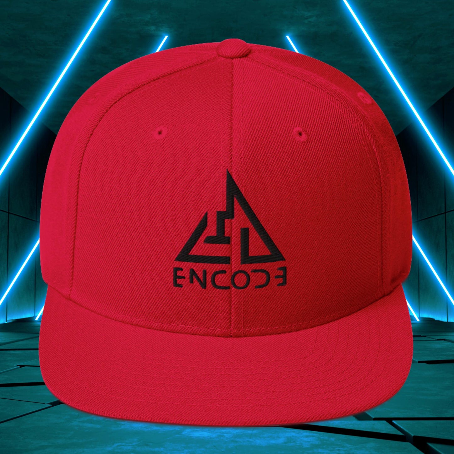 Encode Emblem Snapback Hat: Daybreak Edition