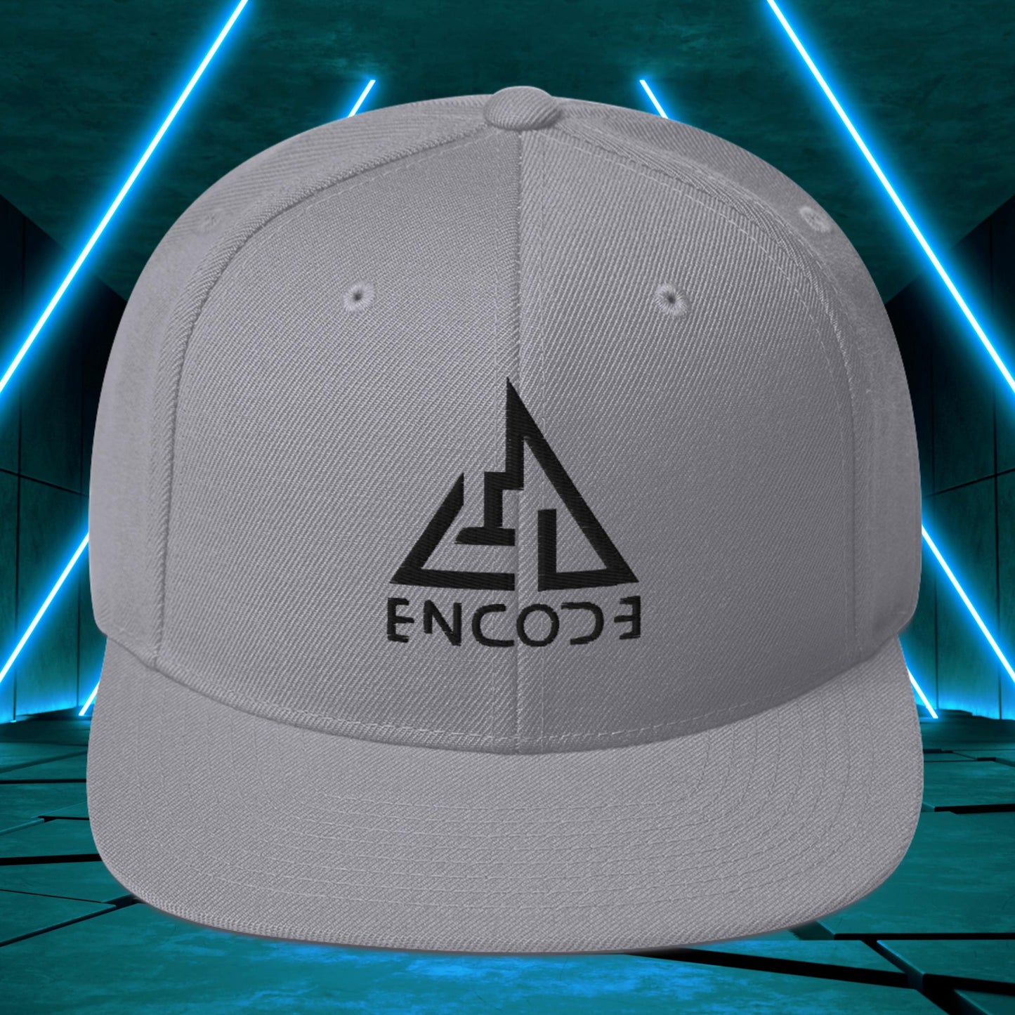 Encode Emblem Snapback Hat: Daybreak Edition