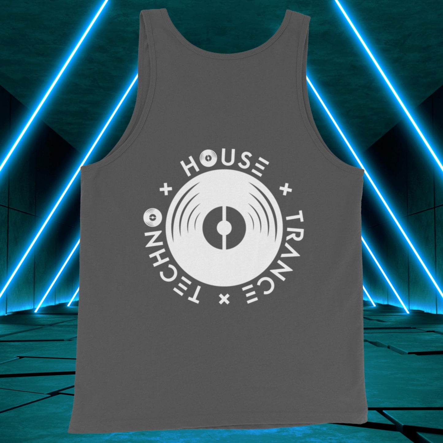 Men's House x Techno x Trance Emblem Tank Top