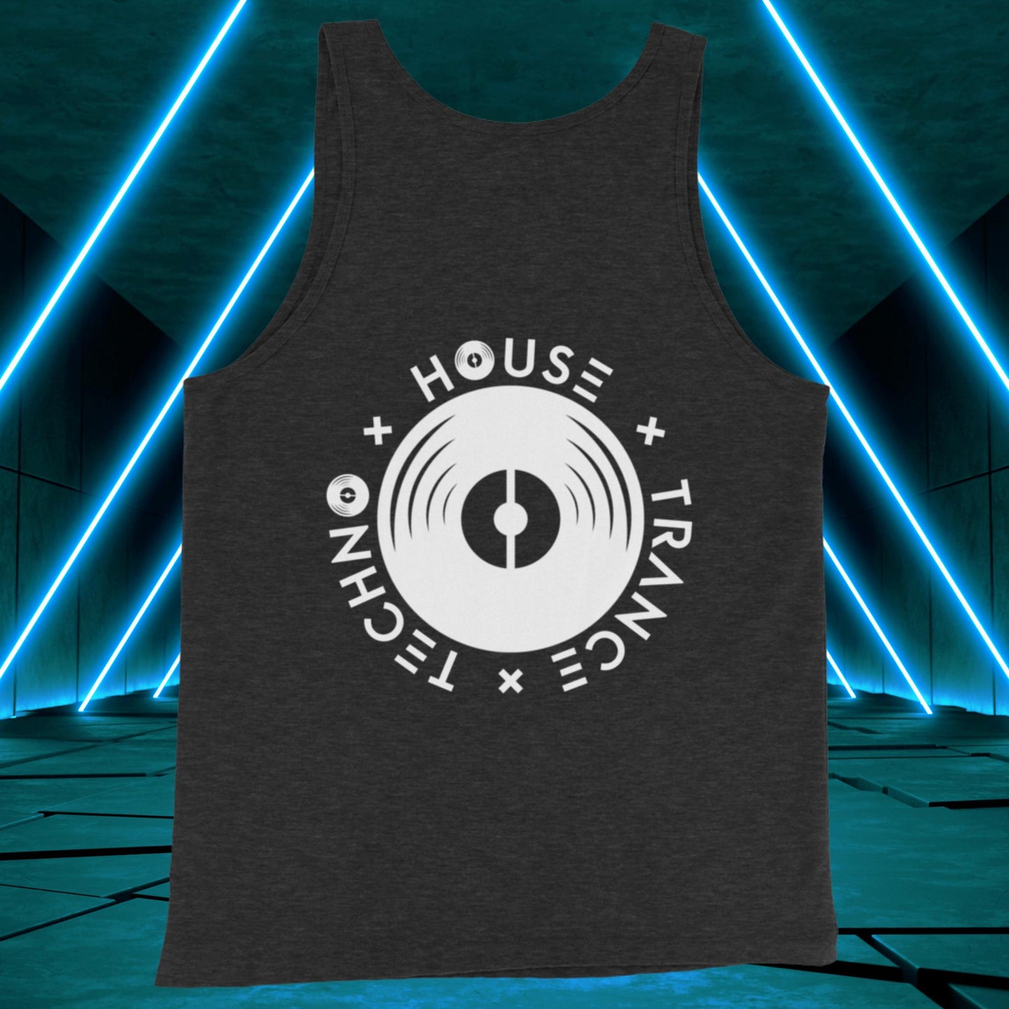 Men's House x Techno x Trance Emblem Tank Top
