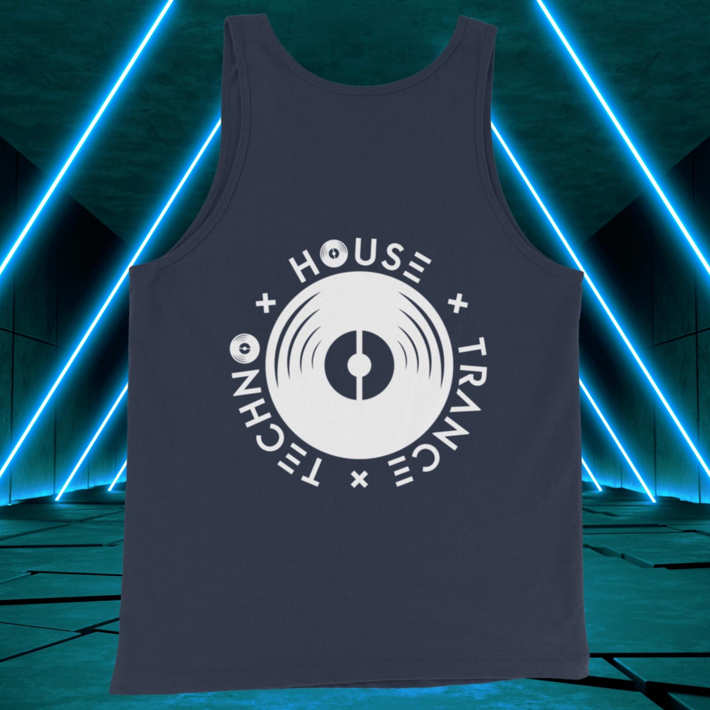 Men's House x Techno x Trance Emblem Tank Top