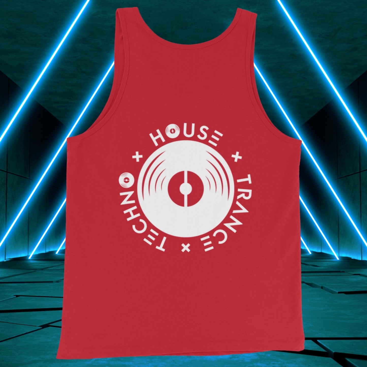 Men's House x Techno x Trance Emblem Tank Top
