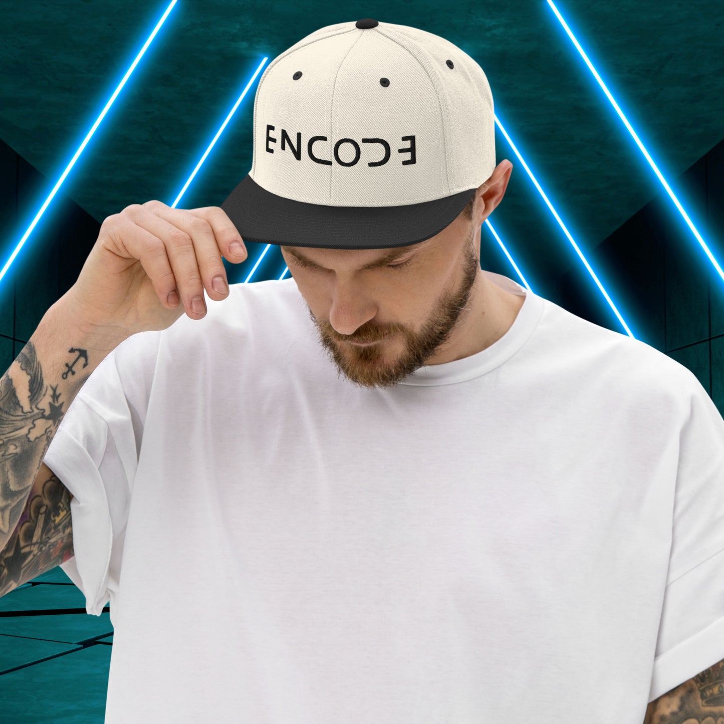 Encode Snapback Hat: Daybreak Edition