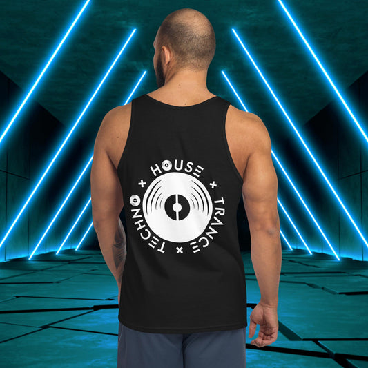 Men's House x Techno x Trance Emblem Tank Top