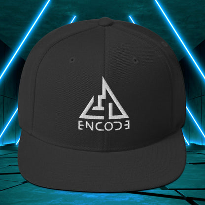 Encode Emblem Snapback Hat