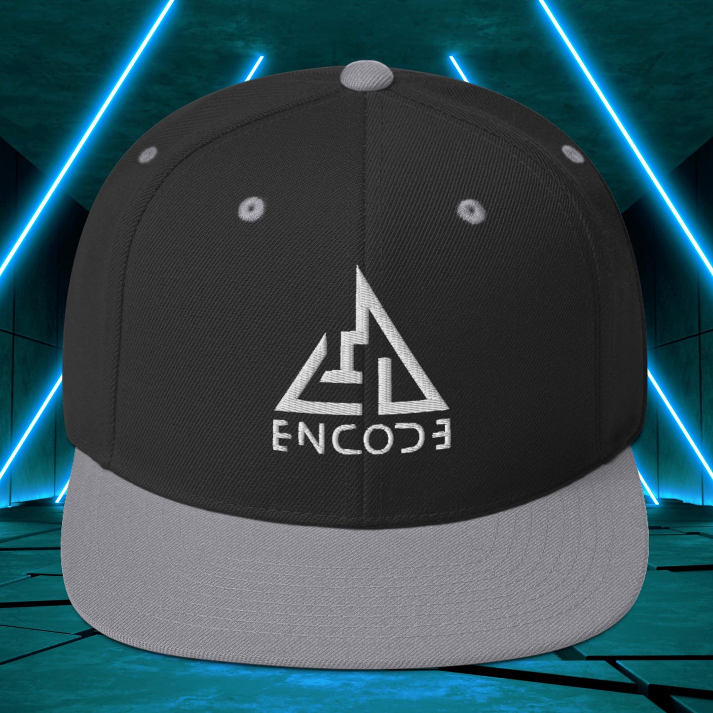 Encode Emblem Snapback Hat