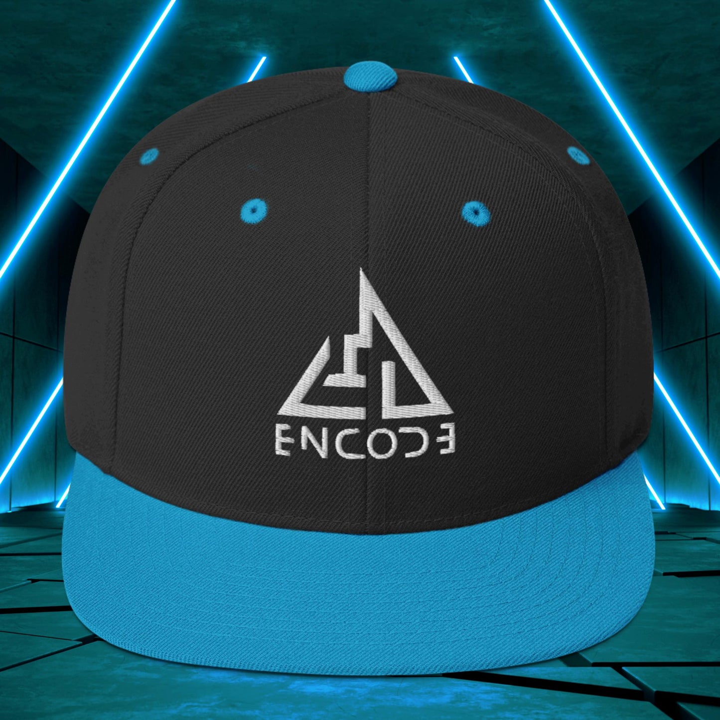 Encode Emblem Snapback Hat