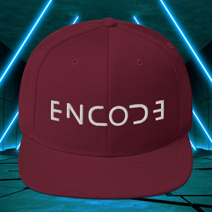 Encode Snapback Hat