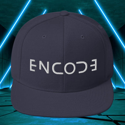 Encode Snapback Hat